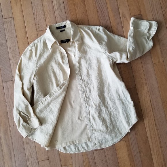 Chaps Tops - Chaps Linen and Cotton Two-Piece Top Shirt Set